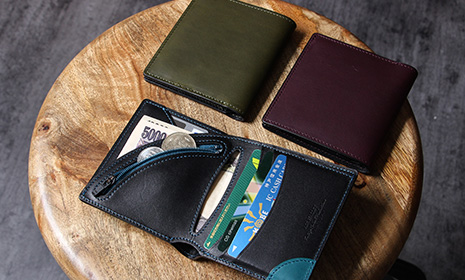 Air Wallet oil leather